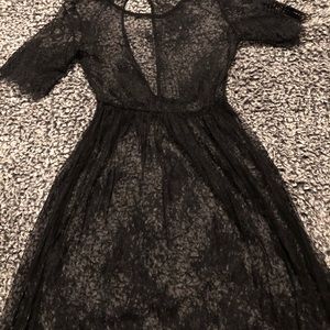 Sheer Lace Dress